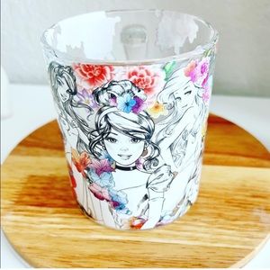 Disney Princesses Animators Clear Glass Mug – 17.5 oz
